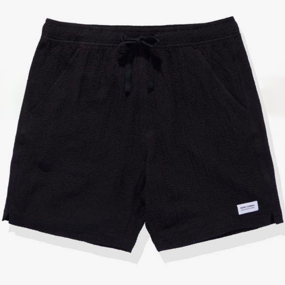 Banks Journal Men's Black Drawstring Tallows Shorts - Size XL